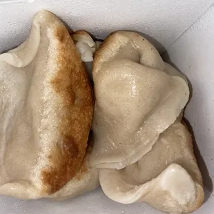 Fried chicken dumplings