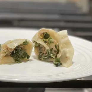 Green Chive with Shrimp and Pork Dumplings