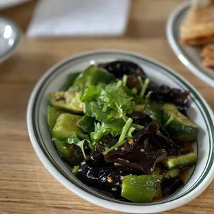 Cucumber and Fungus Salad