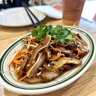 Shredded Pig Ear Salad