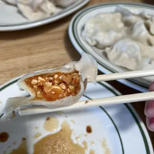 Tomato egg dumpling
