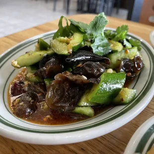 Cucumber and Fungus Salad