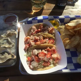 Lobster Taco Platter