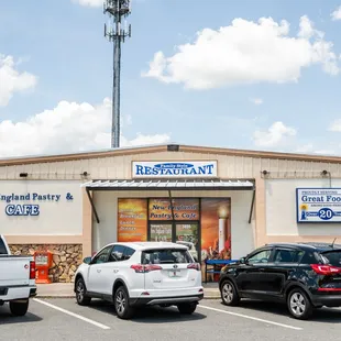 cars parked in a parking lot