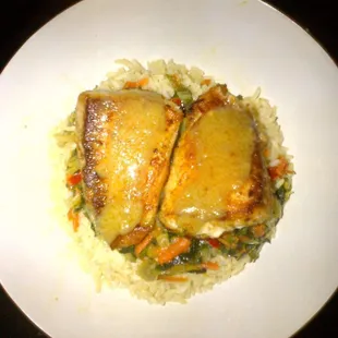a plate of food