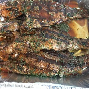 seafood, food, fish, grilled fish, grilled seafood