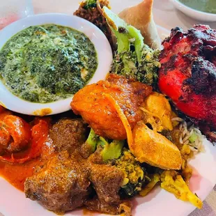 a plate of food