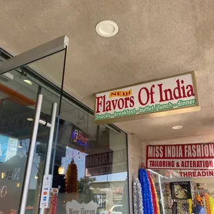 sign outside