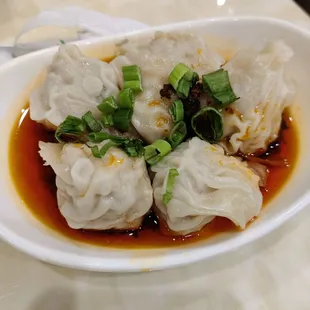 Spicy Szechuan Wontons