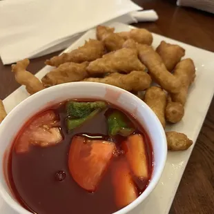 Sweet and sour chicken