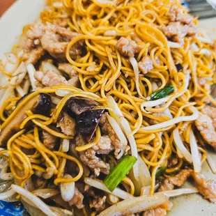 Pork chow mein