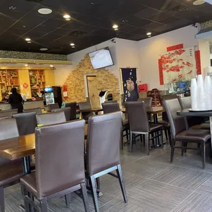 Layout of restaurant