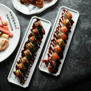 dragon roll &amp; no.9 roll