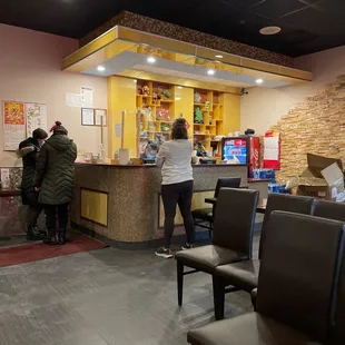 Take out or delivery only on this day.