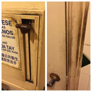 take five minutes and clean the bathroom
