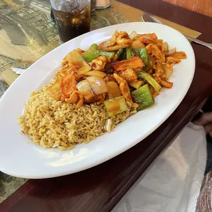 Vegetable Chicken &amp; Fried Rice