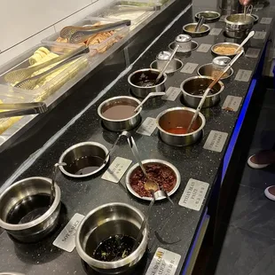 a man preparing food