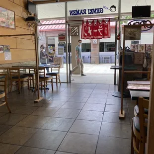 5-11-21 front door remains open, socially distanced indoor dining