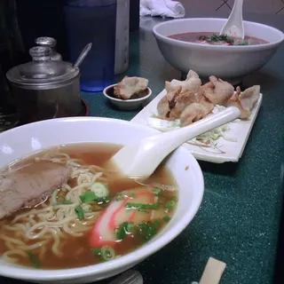 A. Mini Ramen, Mini Fried Rice and 4 Pieces Gyoza