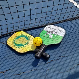 First time playing pickleball.