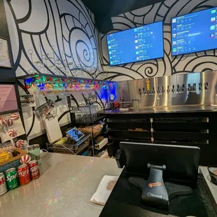 The front counter