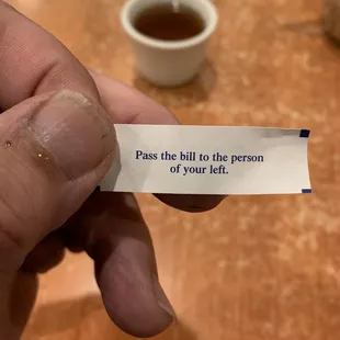 Fortune cookie