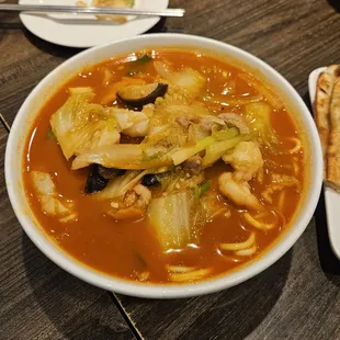 Spicy Seafood Noodle Soup