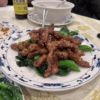 Duck Tongue in Garlic Flavor with Maggie Soy Sauce