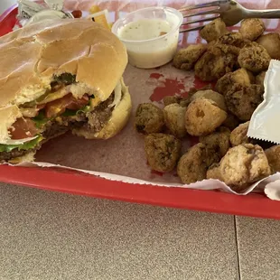 Second bite and it's quality.  Mushrooms are very good also.