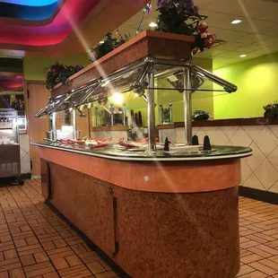 the interior of a restaurant