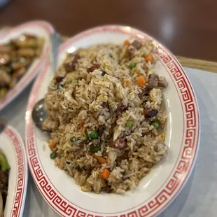 Barbecue pork fried rice