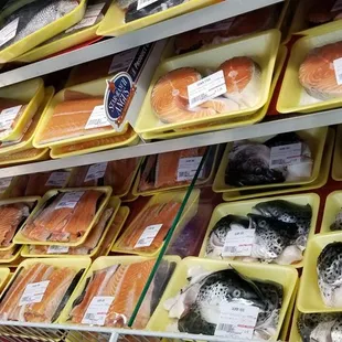 Fish section.