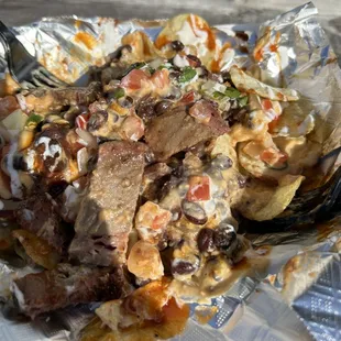 Brisket nachos