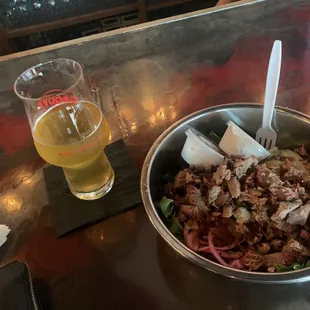 Black and blue salad