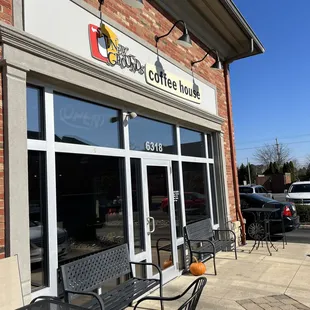 the outside of the building
