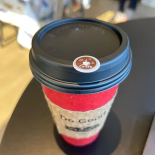 a cup of coffee