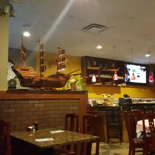 Here's our view while eating our delicious meal.