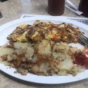 a plate of food