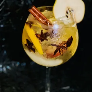 Spiced Pear Sangria - Fall Specialty Drink