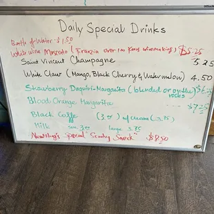 Daily Specials