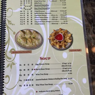 Appetizers and Soups