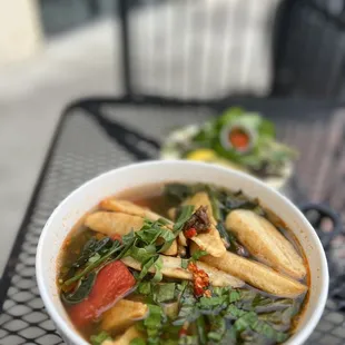 Hit the spot in this raining day, healthy and hearty! Bún Cá