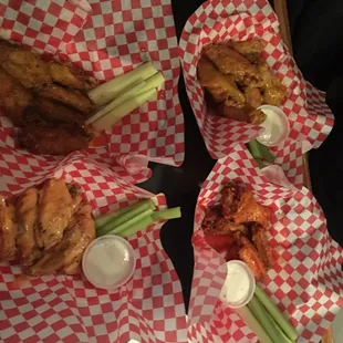 Love their wings!!!so many different flavors! They have more kinds than any place around!!