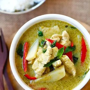 Thai green curry