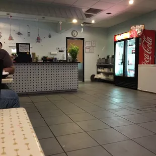 It's small and the service is very motivated.