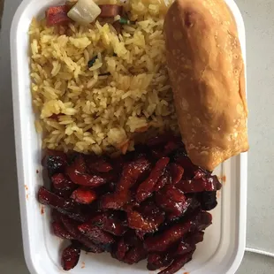 This is their boneless spare ribs meal.