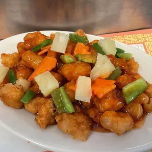 sweet&amp;sour chicken