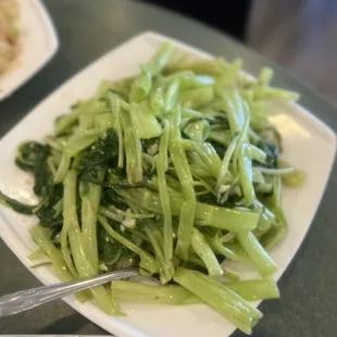 Veggies in garlic sauce