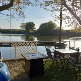 My backyard view of the river.