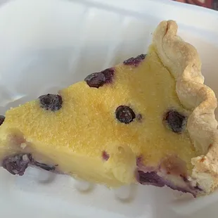 Lemon Blueberry Butter milk Pie